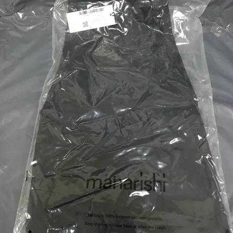 BAGGED MAHARISHI ORIGINAL CARGO LOOSE SNOSHORTS IN BLACK - MEDIUM