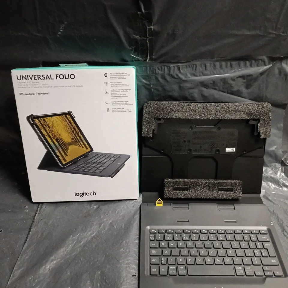 LOGITECH UNIVERSAL FOLIO KEYBOARD CASE – BOXED
