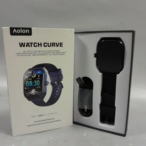 BOXED AOLON WATCH CURVE HEALTH MONITORING SMARTWATCH