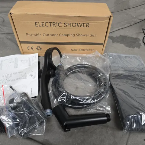 ELECTRIC SHOWER PORTABLE OUTDOOR CAMPING SHOWER SET