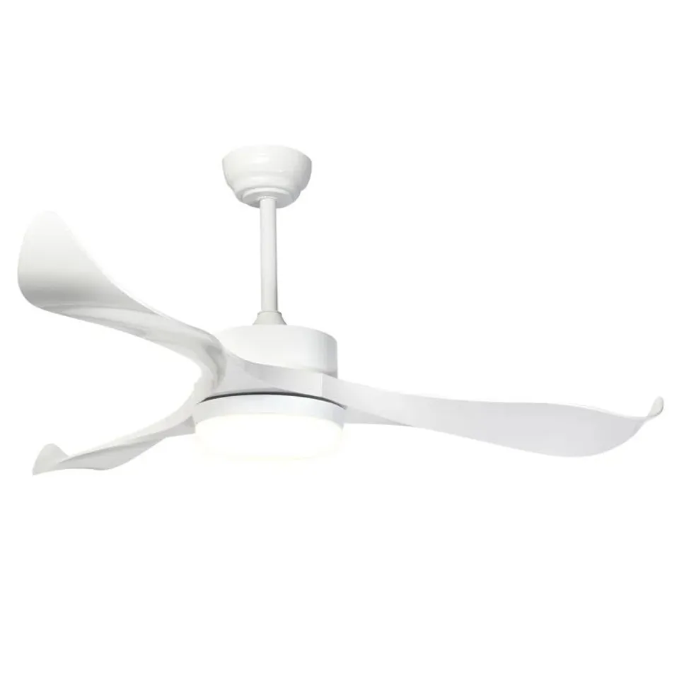 BOXED SULION DC CADILLAC LOW ENERGY CEILING FAN WITH LED AND RE-MOTE CONTROL, WHITE 132CM