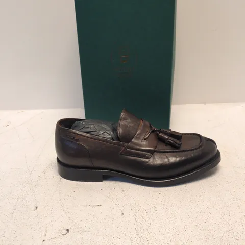 HOGAN LEATHER TASSEL LOAFERS – MADE IN ITALY – (UK 8)