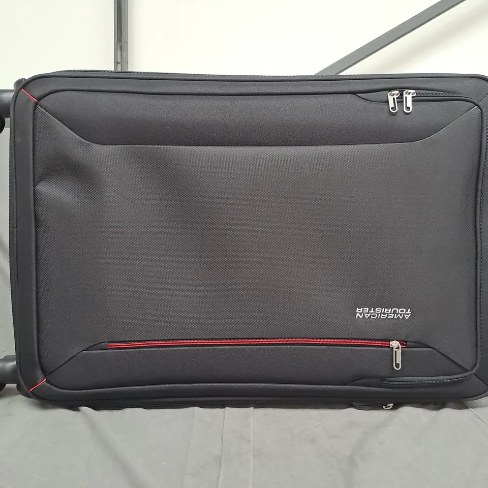 HYPERSPEED SPINNER 80/30 TSA EXPANDABLE JET BLACK SUITCASE