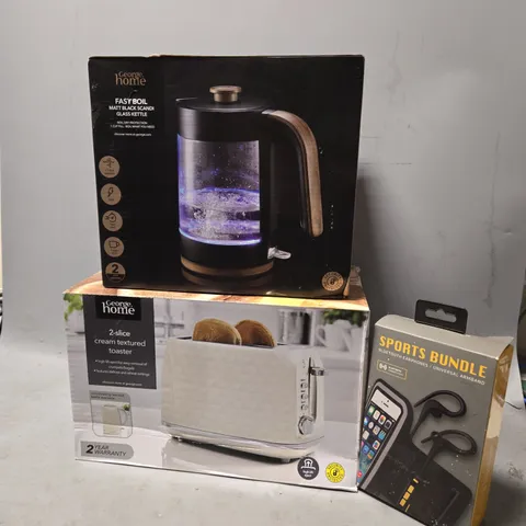 BOX OF APPROX 6 ASSORTED ITEMS TO INCLUDE - FAST BOIL KATTLE , 2 SLICE TOASTER ETC