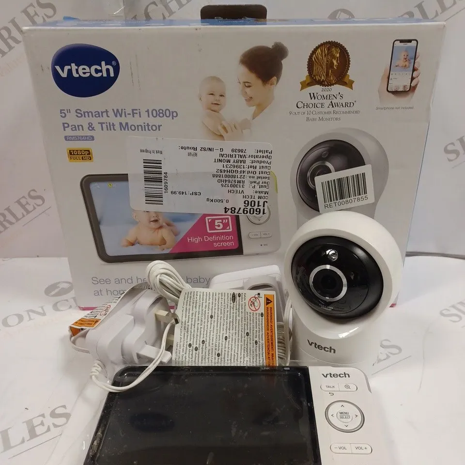 VTECH RM5764HD 5" SMART VIDEO BABY MONITOR 