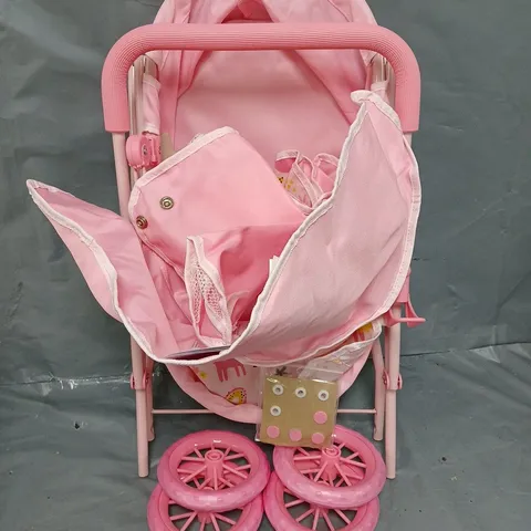BOO JUNIOR PRAM & BAG IN PINK
