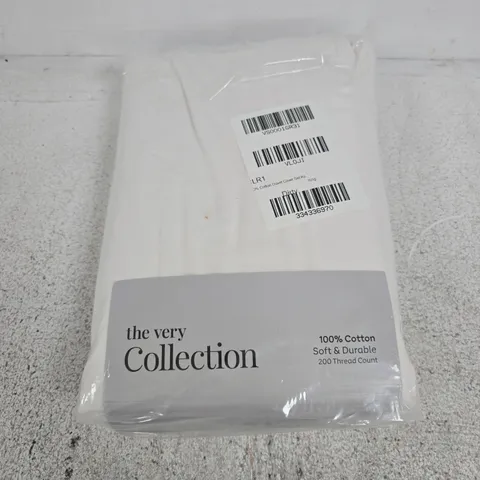 100% COTTON DUVET COVET SET KING WHITE