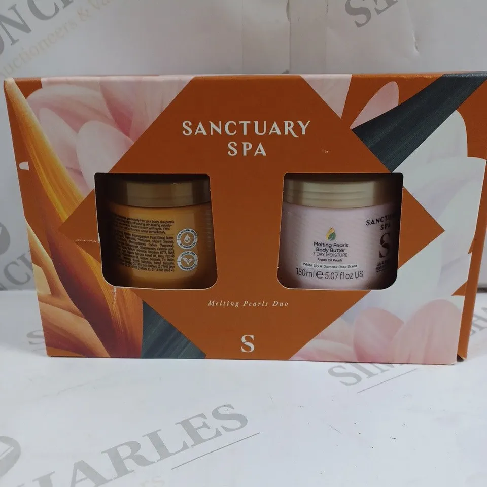 BOXED SANCTUARY SPA MELTING PEARLS DUO SET   RRP £16