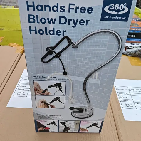PALLET OF APPROXIMATELY 60 X HANDS FREE BLOW DRYER HOLDER 