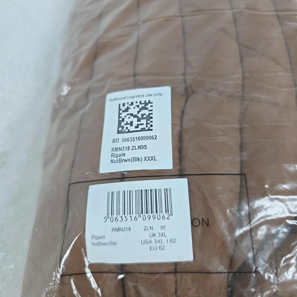 REGATTA GREAT OUTDOORS QUILTED JACKET – NUT BROWN/BLACK, UK 3XL