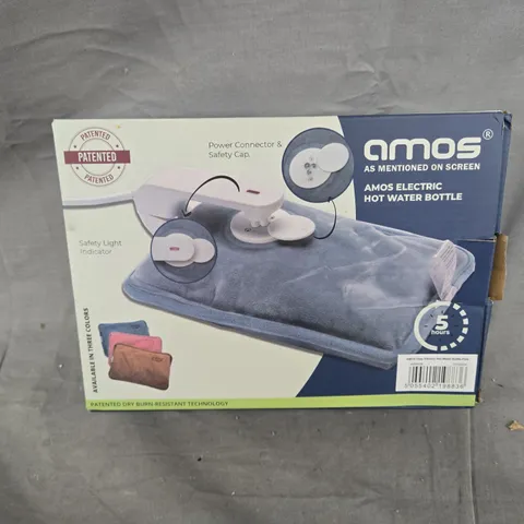 AMOS ELECTRIC HOT WATER BOTTLE – BOXED