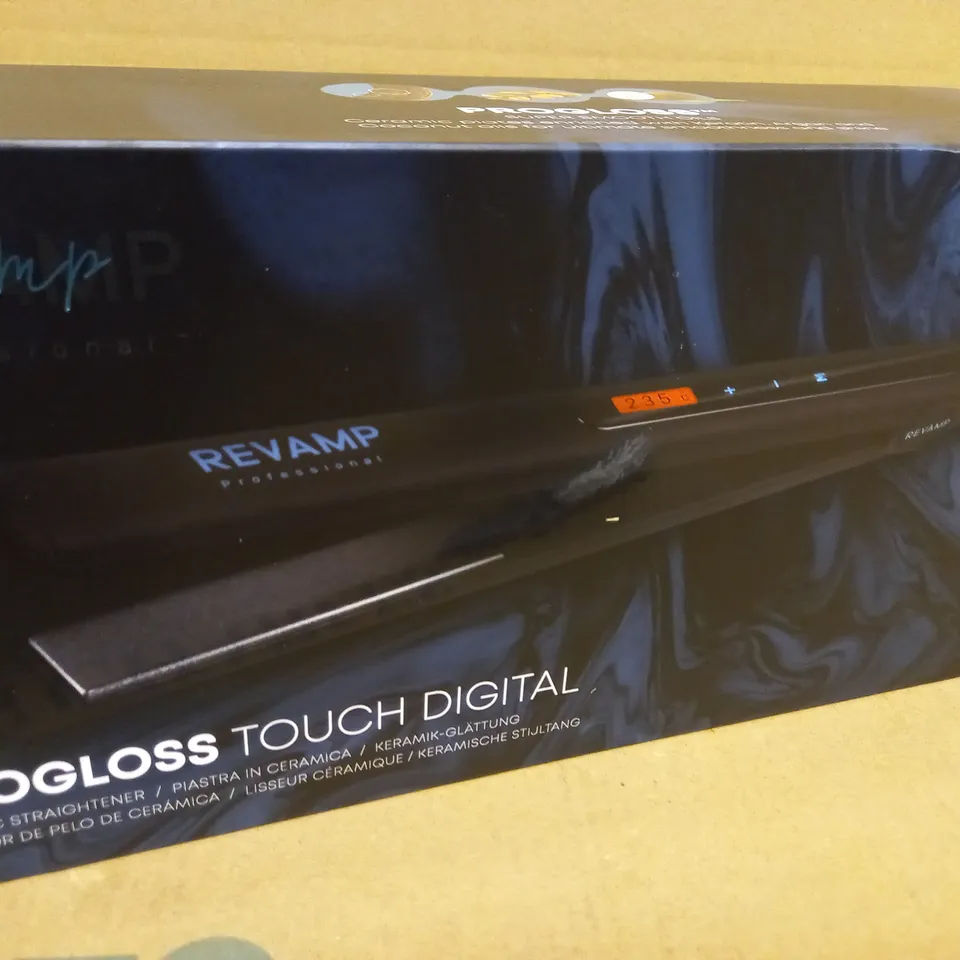 BOXED BRAND NEW PROGLOSS TOUCH DIGITAL CERAMIC STRAIGHTENER ST-1500-EU