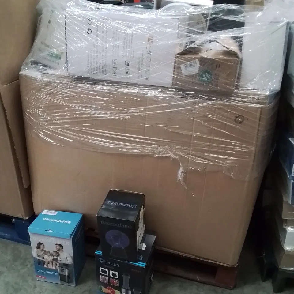 PALLET CONTAINING A LARGE QUANTITY OF ELECTRICAL PRODUCTS TO INCLUDE;DEHUMIDIFIER,PLASMA BALL,BLENDER