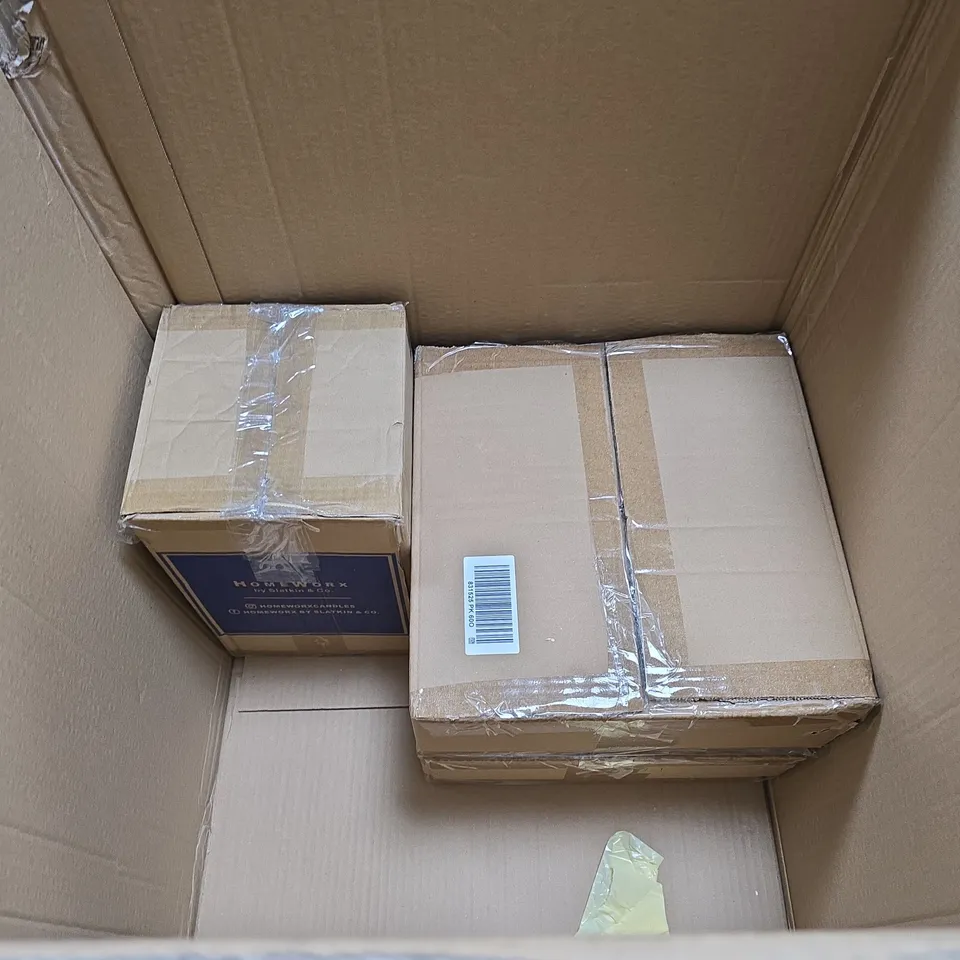 APPROXIMATELY 6 HOUSEHOLD ITEMS TO INCLUDE FOIL PRINTED THROW, GARDEN HAND TROWELS AND DECORATIVE CANDLES