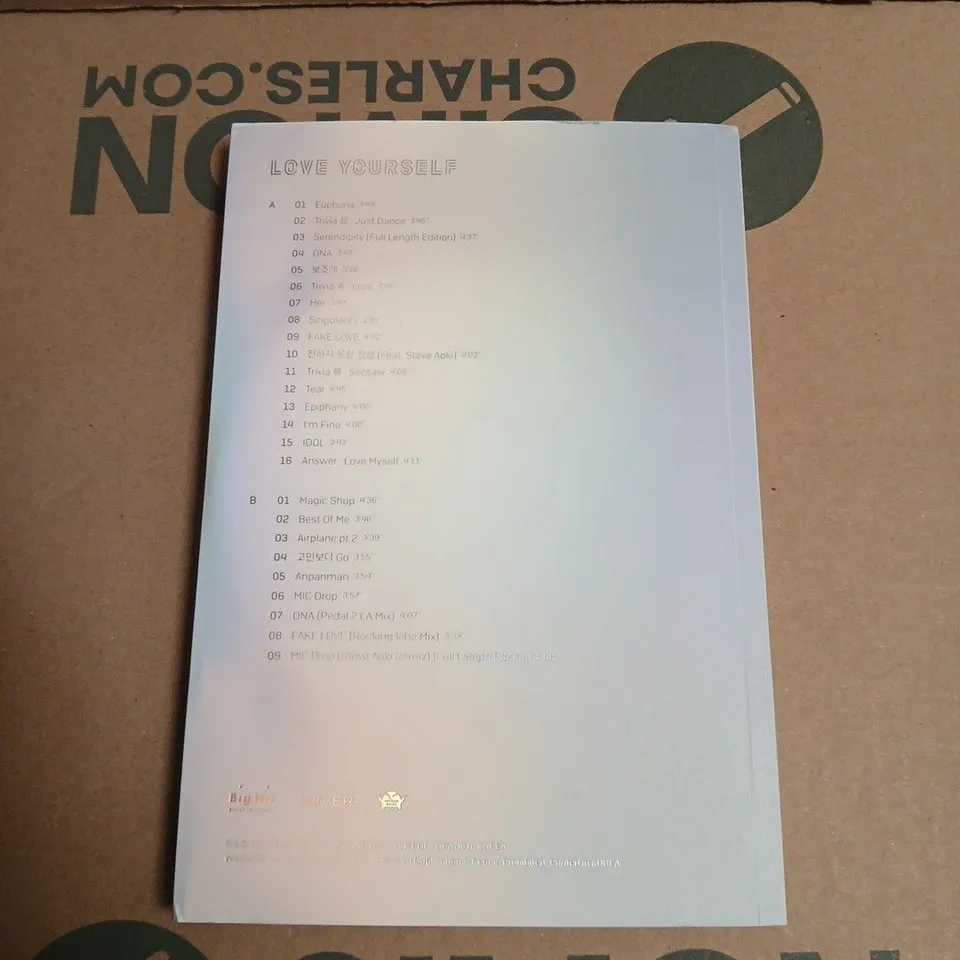 BTS - LOVE YOURSELF CD ALBUM 