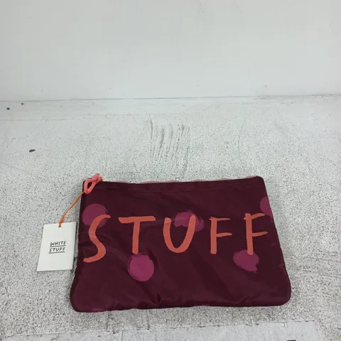 WHITE STUFF STUFF POUCH – PLUM (ONE SIZE)