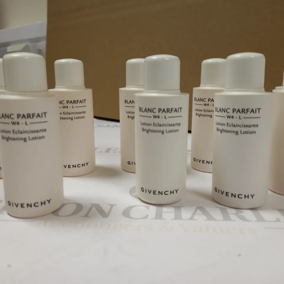 LOT OF APPROX 10 GIVENCHY BLANC PARFAIT 40ML BRIGHTENING LOTION