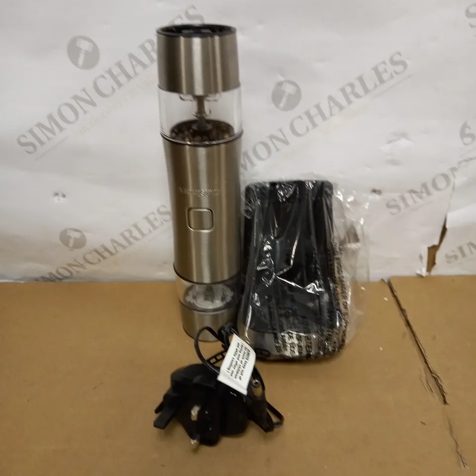 CUISINART RECHARGEABLE SEASONING MILL ELECTRIC SALT & PEPPER GRINDER