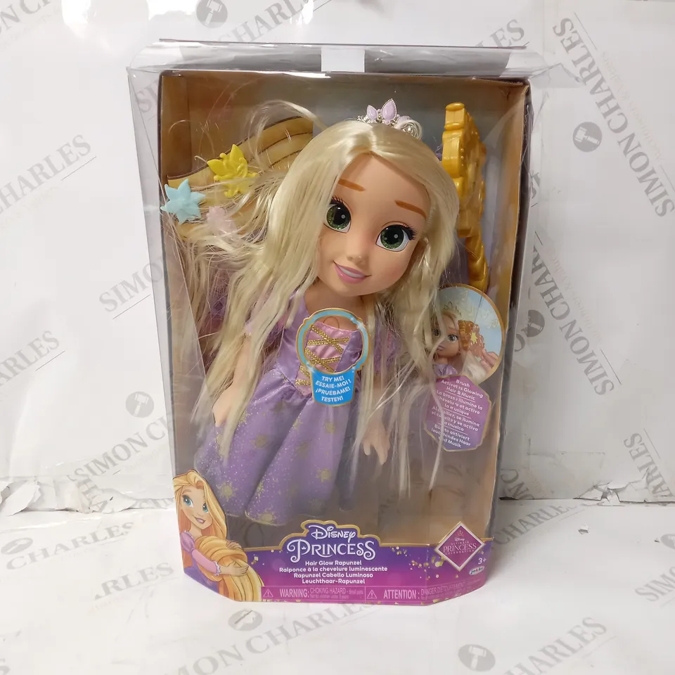 BOXED DISNEY PRINCESS hair glow RAPUNZEL RRP £39.99