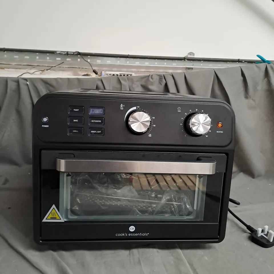 COOK'S ESSENTIAL 21-LITRE AIRFRYER OVEN IN BLACK