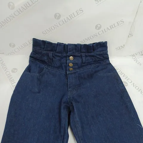 JOE BROWNS HIGH WAIST NAVY JEANS - 10