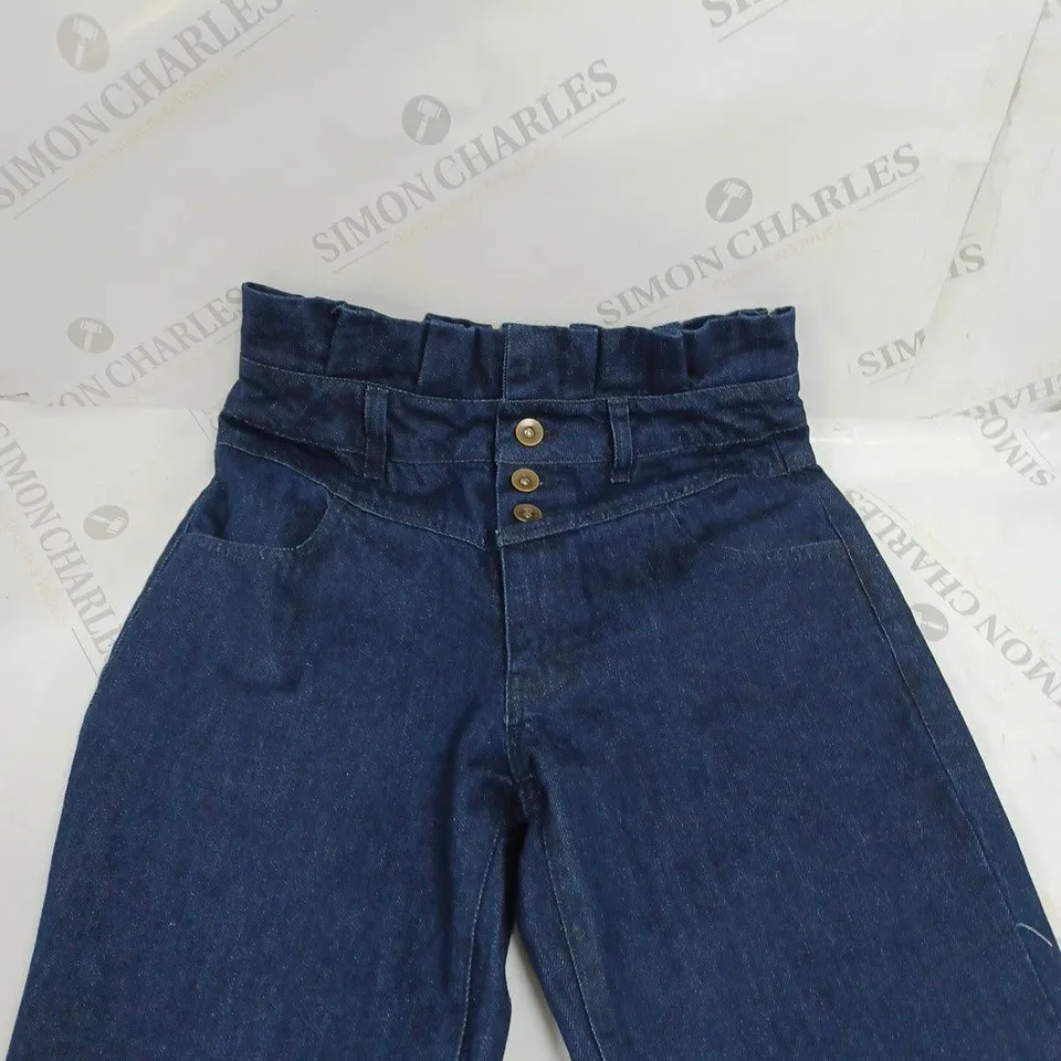 JOE BROWNS HIGH WAIST NAVY JEANS - 10