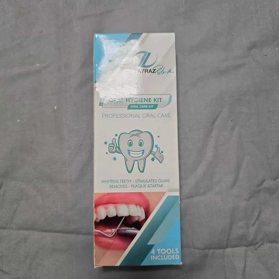 ZAYRAZ ORAL HYGIENE KIT – 4-PIECE DENTAL INSTRUMENT SET - APPROXIMATELY 21 PCS 
