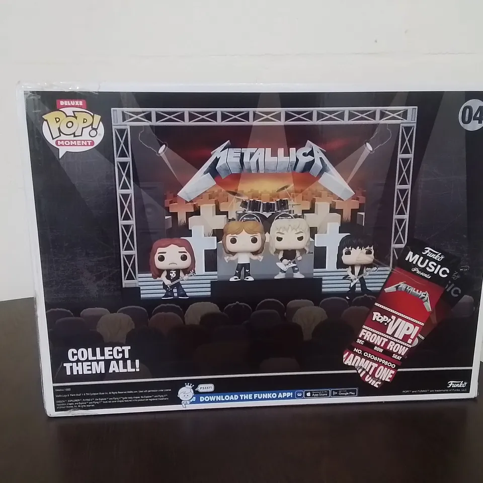BOXED FUNKY POP SET, METALLICA MASTER OF THE PUPPETS TOUR 1986