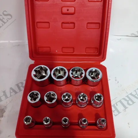 SET OF 2 14 PC STAR SOCKET SET 