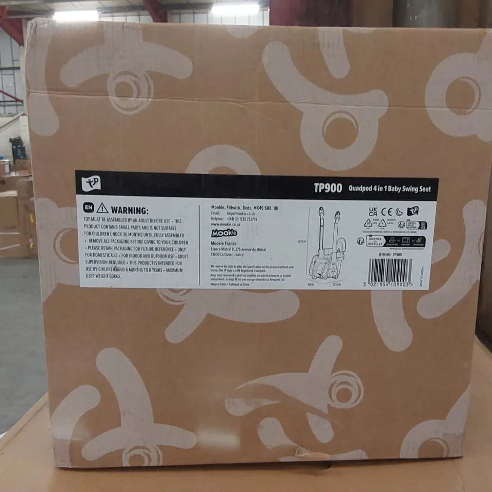 BOXED TP900 QUADPOD BABY SWING SEAT