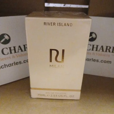 BOXED AND SEALED RIVER ISLAND MILAN EAU DE TOILETTE 75ML