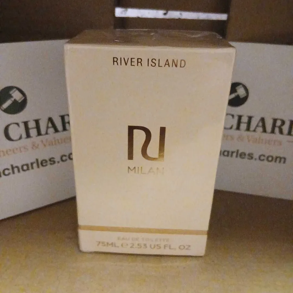 BOXED AND SEALED RIVER ISLAND MILAN EAU DE TOILETTE 75ML