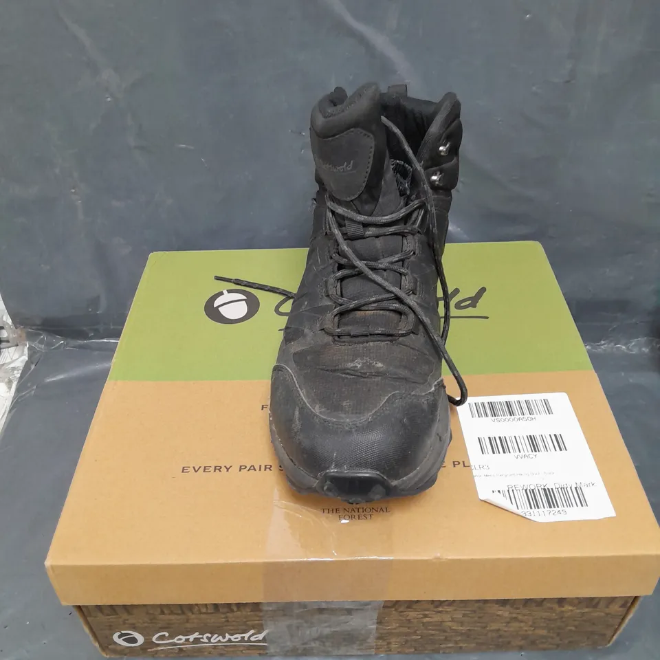 COTSWOLD HORTON MENS HIKING BOOT - BLACK - 12