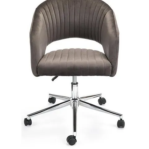 SOLAR OFFICE CHAIR WITH WHEELS IN SLATE GREY - COLLECTION ONLY 