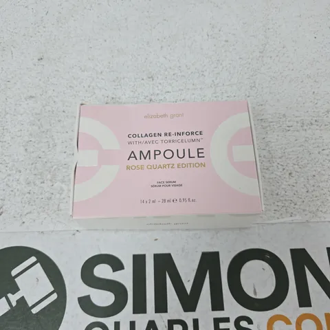 ELIZABETH GRANT COLLAGEN RE-INFORCE AMPOULE – ROSE QUARTZ EDITION (FACIAL SERUM)