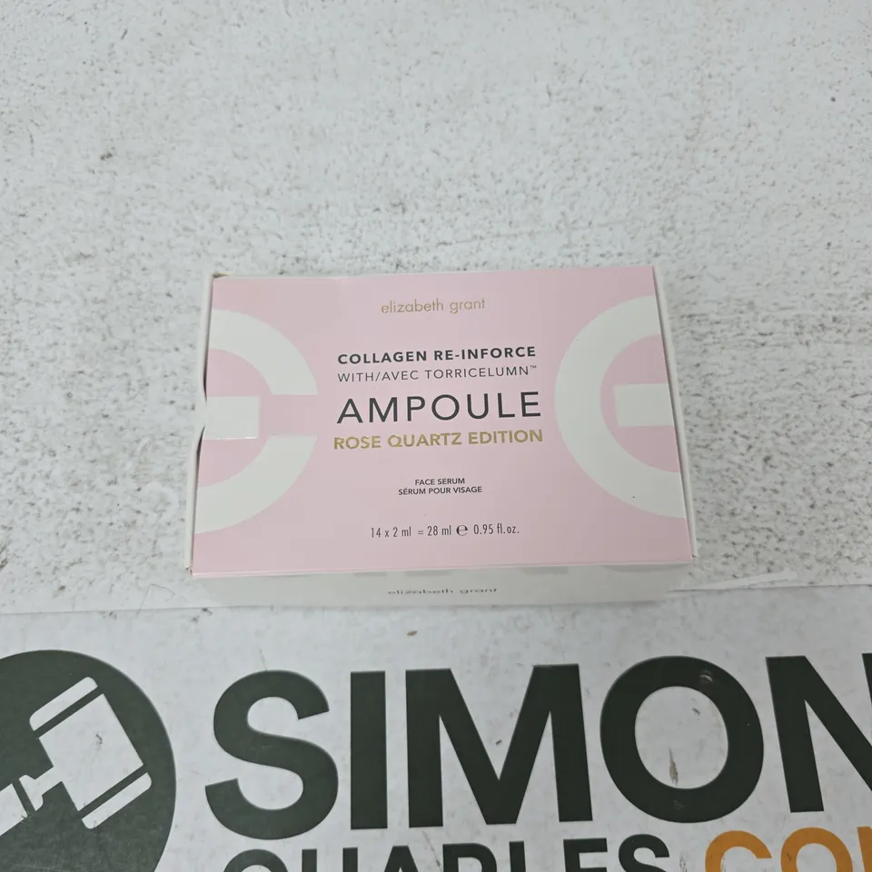 ELIZABETH GRANT COLLAGEN RE-INFORCE AMPOULE – ROSE QUARTZ EDITION (FACIAL SERUM)