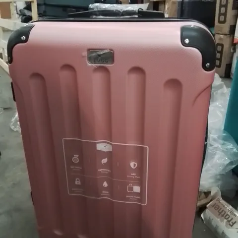 LUGG TRAVEL SUITCASE ROSE GOLD