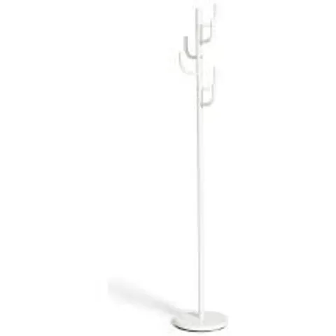 BOXED HABITAT METAL COAT STAND - WHITE (1 BOX)