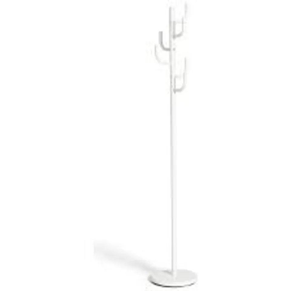 BOXED HABITAT METAL COAT STAND - WHITE (1 BOX)
