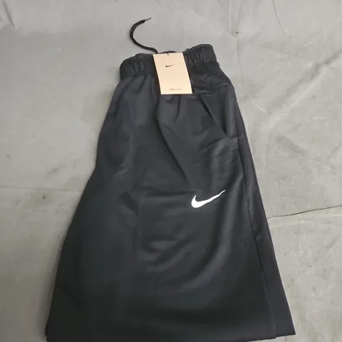 NIKE DRI-FIT JOGGERS – BLACK - SIZE SMALL