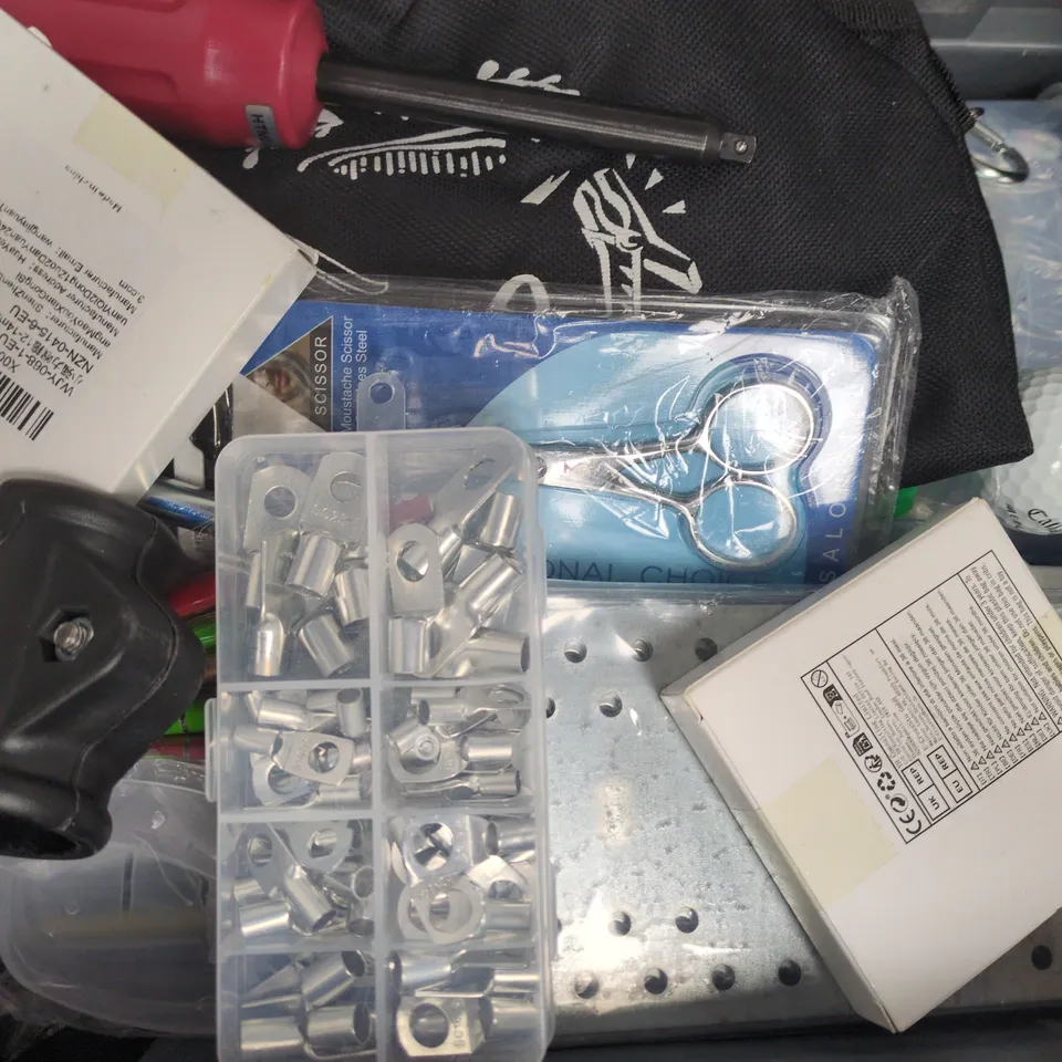 APPROXIMATELY 10 ASSORTED HOUSEHOLD ITEMS TO INCLUDE WATER2 CAPSULES, STAPLER, ETC - COLLECTION ONLY