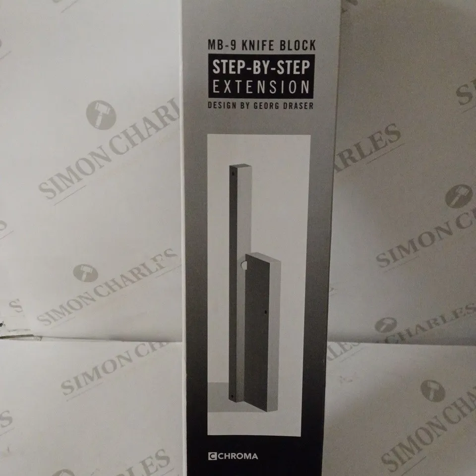 BOXED CHROMA MB-9 KNIFE BLOCK STEP BY STEP EXTENSION DESIGN BY GEORG DRASER