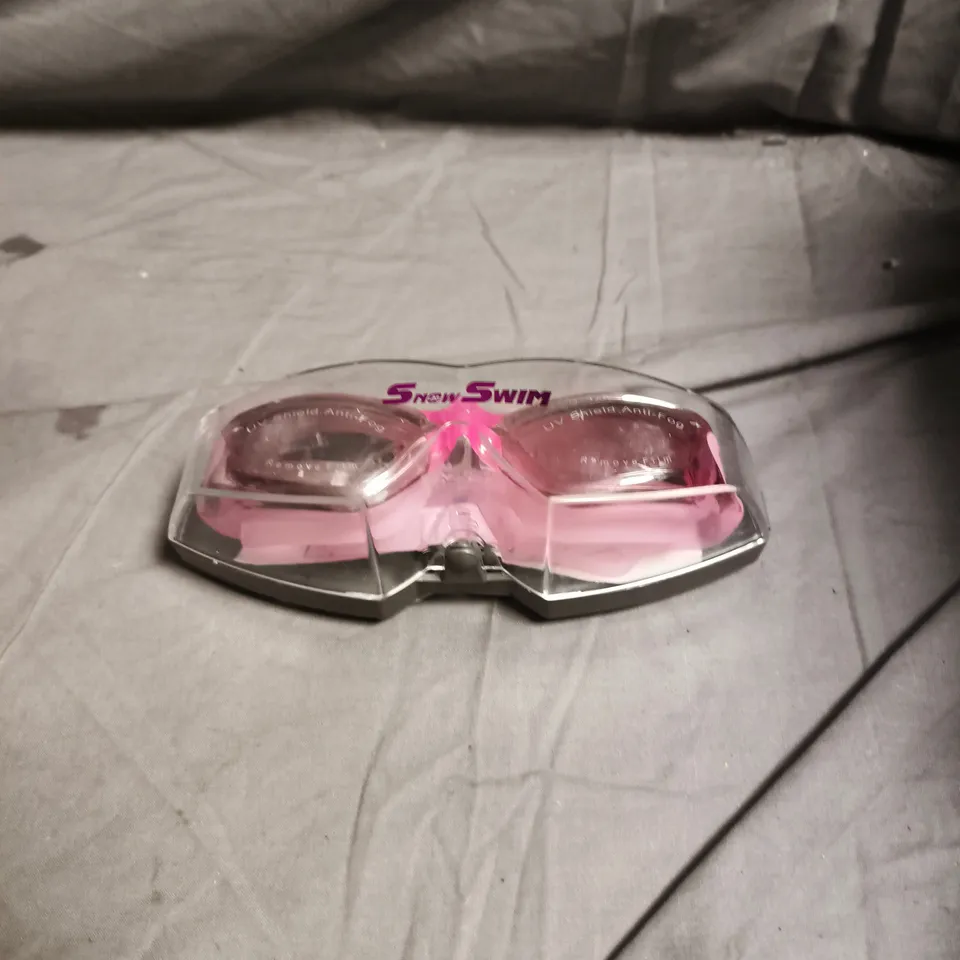 PINK SNOW SWIM GOGGLES