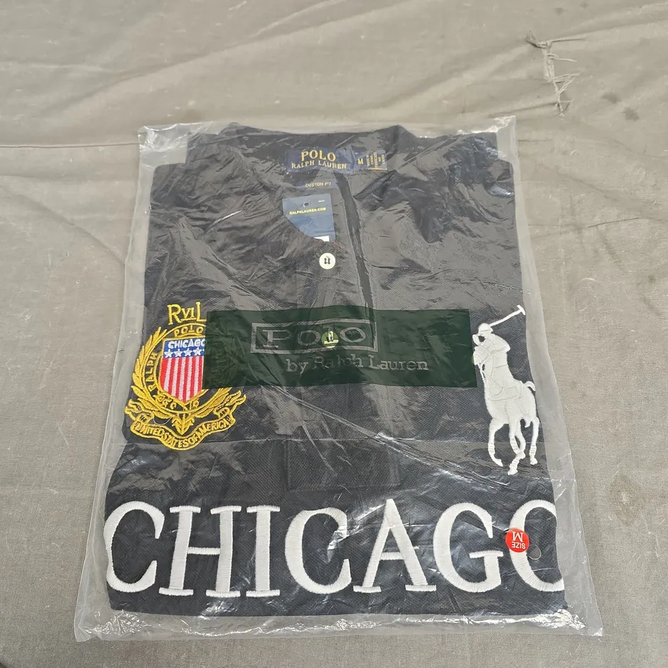BAGGED POLO RALPH LAUREN POLO SHIRT - SIZE M 