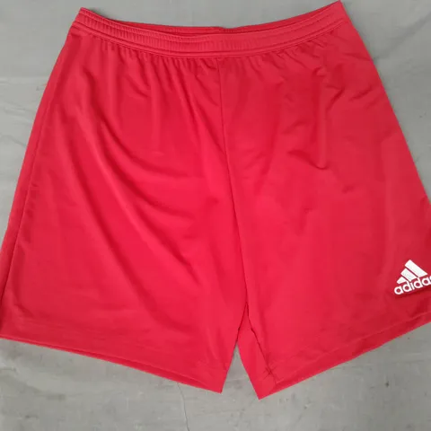 ADIDAS AEROREADY SHORTS IN RED SIZE LARGE