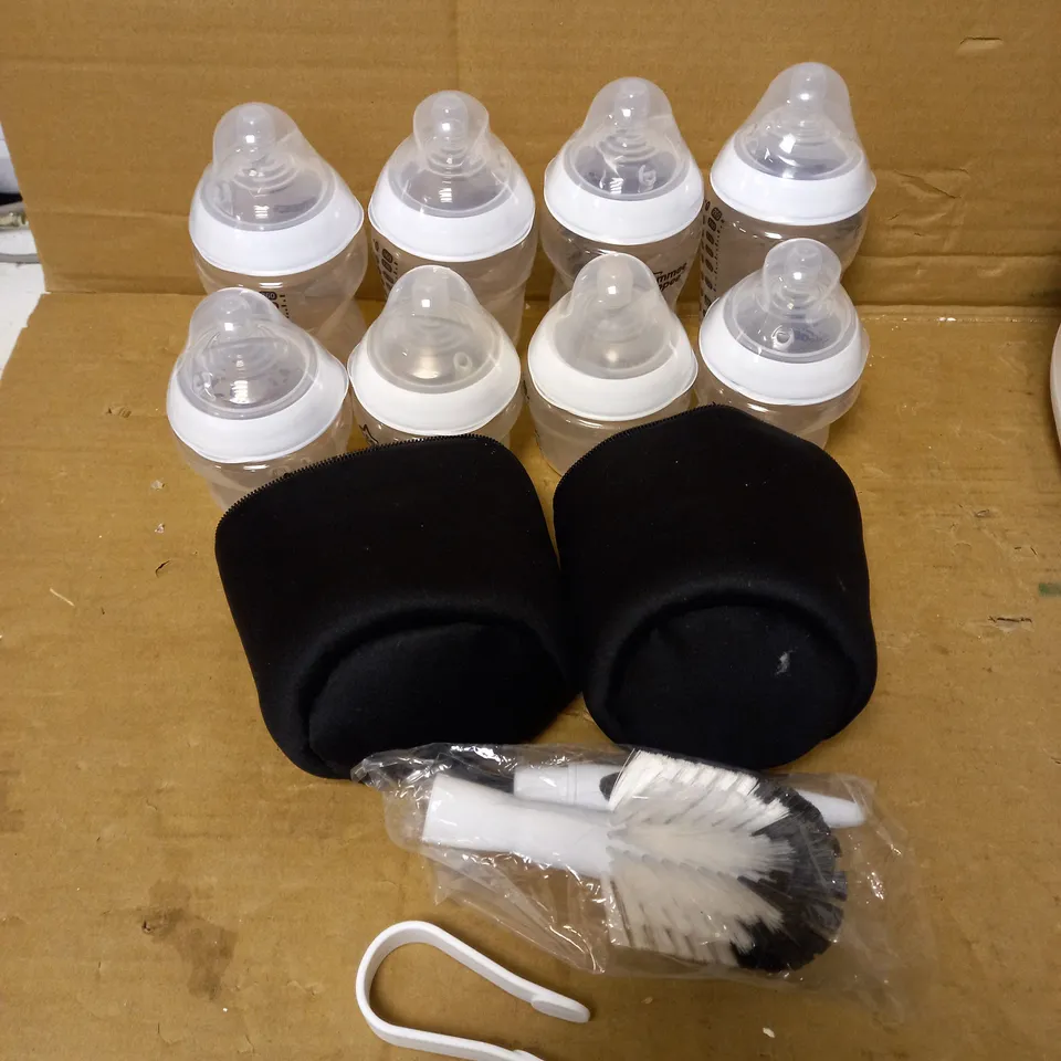 TOMMEE TIPPEE STERILISER, BOTTLE WARMER AND BOTTLE BUMPER SET