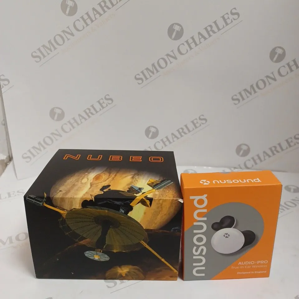 BOXED NUBEO GENTS GALLILEO LTD ED AUTOMATIC WATCH 435/500 STAINLESS STEEL - WITH NUSOUND WIRELESS EAR BUDS
