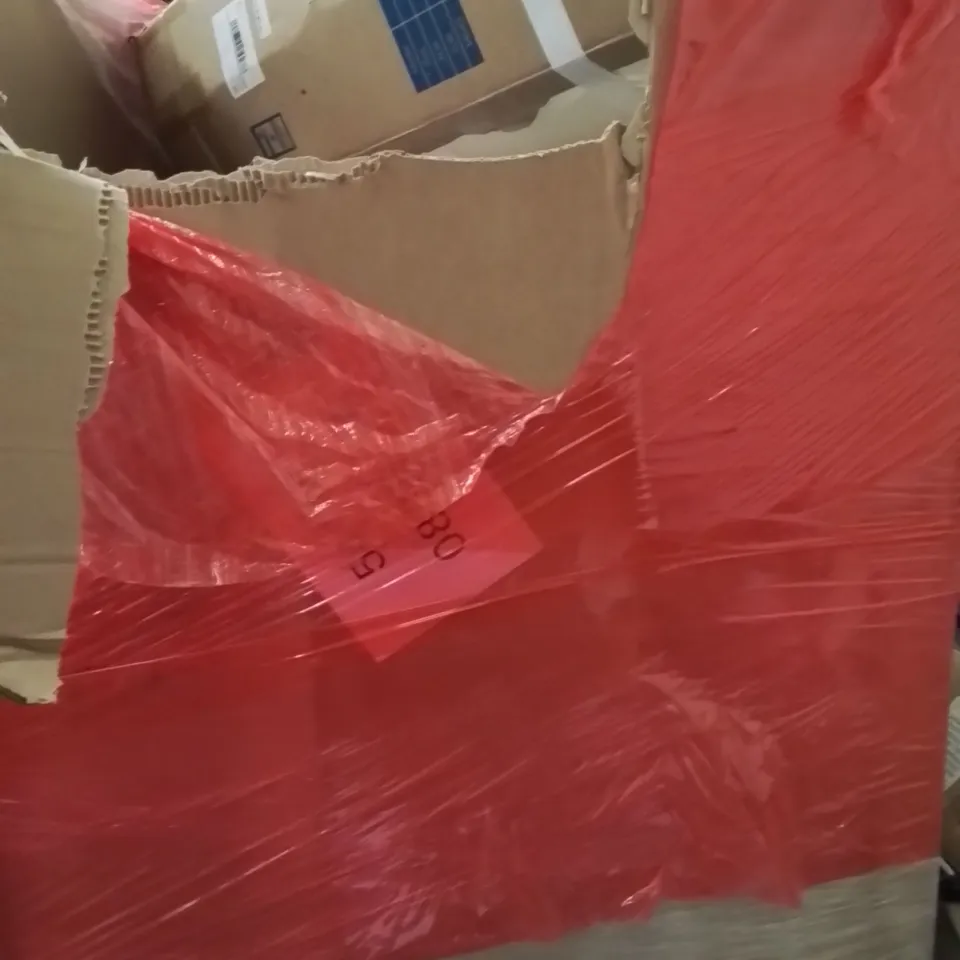 PALLET OF ASSORTED HOUSEHOLD GOODS AND PRODUCTS TO INCLUDE;MATTRESS,SPIN MOP