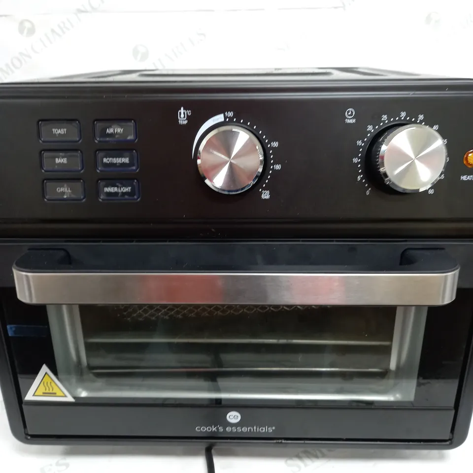 COOK'S ESSENTIAL 21-LITRE AIRFRYER OVEN IN BLACK