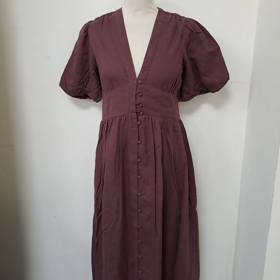 NOBODY'S CHILD STARLIGHT MIDAXI DRESS IN INDIA PURPLE SIZE 6 